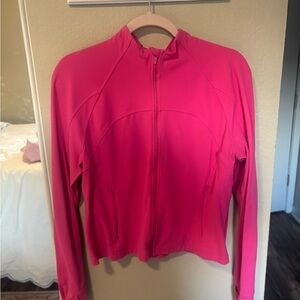 LULULEMON pink cropped align jacket